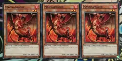 3x Magnadrache SDMP-DE023 Common DEUTSCH 1.Auflage Playset NM Yu-Gi-Oh - Image 1