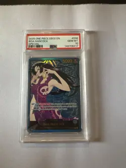 2025 One Piece EB02 25th Special BOA HANCOCK Leader SP English #OP07-038 PSA 10 - Image 1