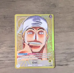 Bandai One Piece Enel Leader OP05-098 Foil 5000 Power English CCG Card - Image 1