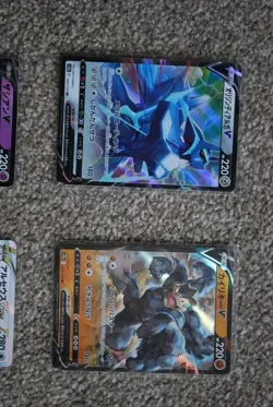 Pokemon cards bundle 6 japanese full art V or Vstar cards - Image 2
