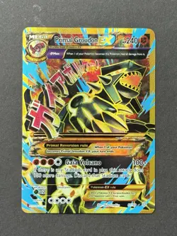 Pokemon TCG Primal Groudon-EX Ancient Origins 97/98 Holo Full Art Ultra Rare - Image 1