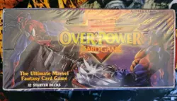 Marvel Overpower Card Game - 12 Starter Deck Box - New - Factory Sealed - Image 2