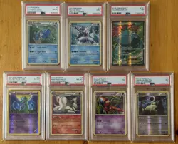 7 PSA Graded Pokemon TCG Card Lot From 2011 to 2014 - Image 1