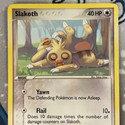 Slakoth 73/107 Non Holo EX Deoxys Set Pokemon Card 2005 NM - Image 2