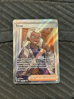 Pokemon TCG Tyme 143/131 Prismatic Evolutions Full Art Trainer Card - Image 1