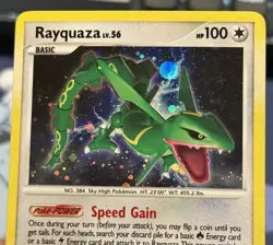 Rayquaza 14/146 Legends Awakened Holo Rare Pokemon Card 2008 LP - Image 1