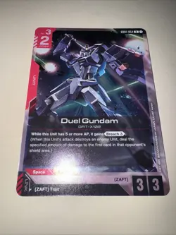 GD01-054 Duel Gundam R FOIL Gundam Card Game TCG CCG English - Image 4