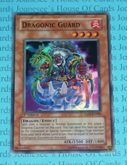 ABPF-EN085 Dragonic Guard Super Rare Yu-Gi-Oh Card 1st Edition New - Image 1