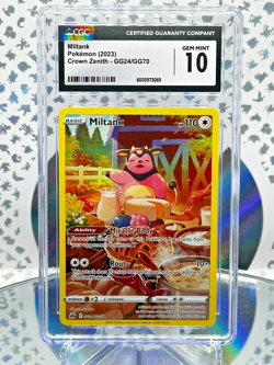 CGC 10 Miltank GG24/GG70 Crown Zenith Secret Illustration Rare Pokemon Card - Image 1