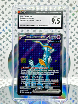 CGC 9.5 Iron Crown EX 191/162 Temporal Forces Full Art Secret Rare Pokemon Card - Image 1