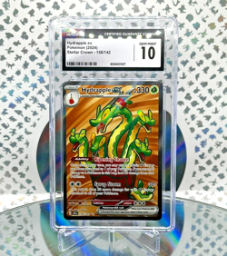 CGC 10 Hydrapple EX 156/142 Stellar Crown Full Art Secret Rare Pokemon Card - Image 1