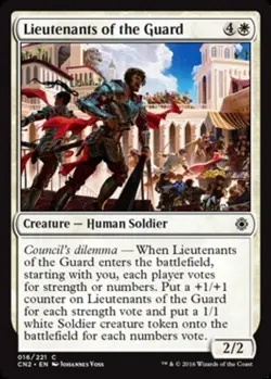 4x Lieutenants of the Guard MTG Conspiracy 2: Take the Crown NM Magic Regular - Image 1