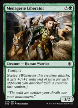 4x Menagerie Liberator MTG Conspiracy 2: Take the Crown NM Magic Regular - Image 1