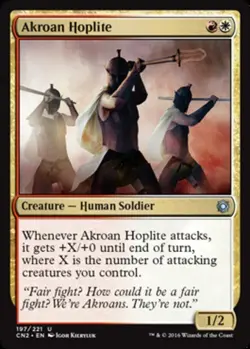 4x Akroan Hoplite MTG Conspiracy 2: Take the Crown NM Magic Regular - Image 1