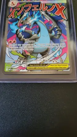 Pokemon Mega Charizard X EX Promo Full Art Holo 023 Mega Evolution 360 HP 2025 - Image 2