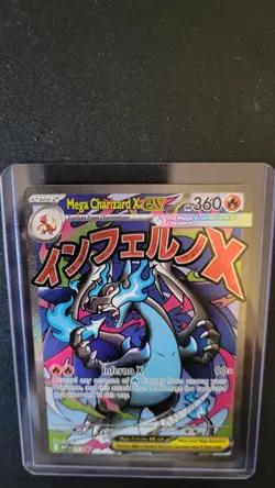 Pokemon Mega Charizard X EX Promo Full Art Holo 023 Mega Evolution 360 HP 2025 - Image 3