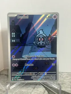 Pokemon Duskull 068/064 Illustration Rare Scarlet &Violet: Shrouded Fable NM - Image 1