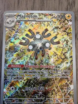 Pokemon Magneton 159 SVP Scarlet & Violet Promo Full Art Holo NM+ - Image 3