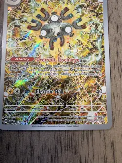 Pokemon Magneton 159 SVP Scarlet & Violet Promo Full Art Holo NM+ - Image 4