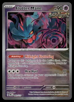 Flutter Mane (Poke Ball) 043/131 Holo SV: Prismatic Evolutions Pokemon NM - Image 1
