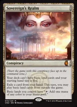4x Sovereign's Realm MTG Conspiracy 2: Take the Crown NM Magic Regular - Image 1