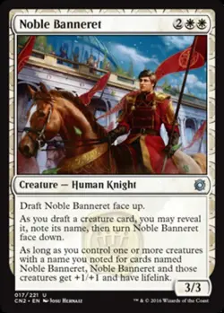 4x Noble Banneret MTG Conspiracy 2: Take the Crown NM Magic Regular - Image 1