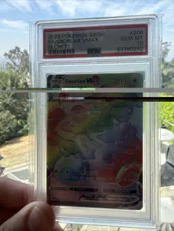 Pokemon Snorlax VMAX 206/202 Swsh01: Sword & Shield Secret Rare Holo PSA 10 2020 - Image 3