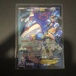 The Pokemon Company Team Aqua's Kyogre EX Double Crisis 6/34 Full Art Holo 190 … - Image 1