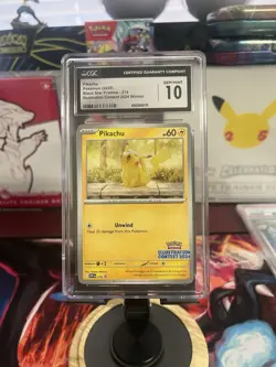 Pokemon Pikachu Illustration Contest 2024 Winner Promo CGC 10 #214 English - Image 1