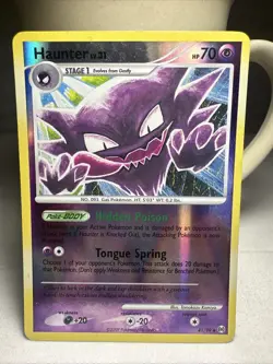 2009 Pokemon, Platinum Arceus, #41/99 Haunter Lv. 31, Reverse Holo Uncommon - Image 1