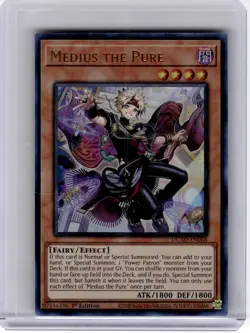 2025 YuGiOh!—Medius the Pure #DUAD-EN008 Duelist's Advance—UR Holo (1st Edition) - Image 1