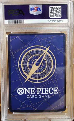 Shanks 2022 One Piece Romance Down OP01-120 Alternate Art Japanese PSA 10 - Image 2