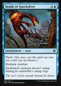 4x Bonds of Quicksilver MTG Conspiracy 2: Take the Crown NM Magic Regular - Image 1