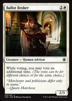 4x Ballot Broker MTG Conspiracy 2: Take the Crown NM Magic Regular - Image 1