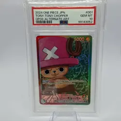 One Piece Card Game 🏴‍☠OP08-001 Tony Tony Chopper Leader JPN Graded PSA 10 - Image 3