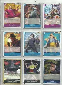 100 Different One-Piece Trading Cards. - Image 2