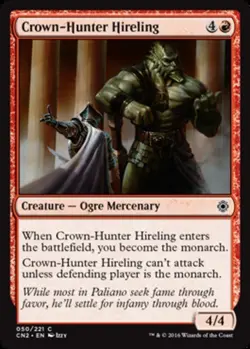 4x Crown-Hunter Hireling MTG Conspiracy 2: Take the Crown NM Magic Regular - Image 1