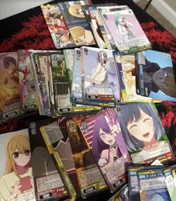 weiss schwarz Oshi No Ko Stack Of Cards 100+ Cards Total - Image 3