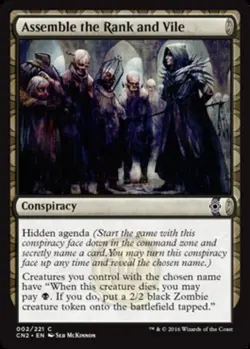 4x Assemble the Rank and Vile MTG Conspiracy 2: Take the Crown NM Magic Regular - Image 1