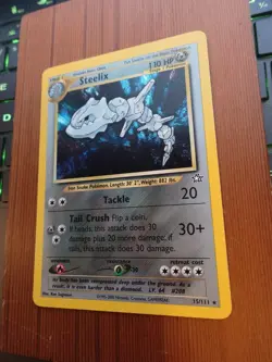 Steelix - 15/111 - Pokemon Neo Genesis Unlimited Holo Rare Card WOTC NM - Image 3