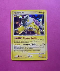 Raikou - (Cracked Ice Holo) 016/132 Miscellaneous Cards & Products Holo - Image 3