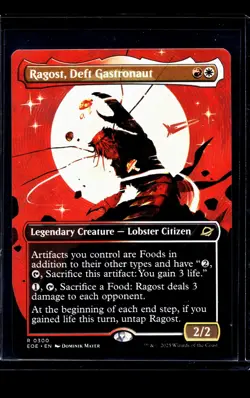 MTG Magic the Gathering EOE Edge of Eternities Borderless Ragost Deft Gastronaut - Image 1