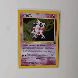 Pokemon Mr. Mime 6/64 Jungle Holo Rare French 40 HP Basic 1999 Card - Image 1