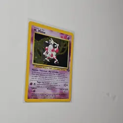 Pokemon Mr. Mime 6/64 Jungle Holo Rare French 40 HP Basic 1999 Card - Image 3