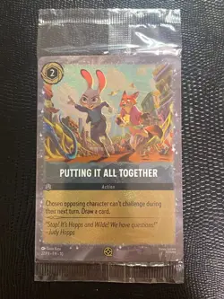 Lorcana Zootopia 2 - Putting It All Together 27/P3 Promo Card SEALED - FREE SHIP - Image 1