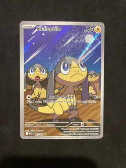 Pokemon TCG Helioptile Illustration Rare Mega Evolution Card 143/132 - Image 1