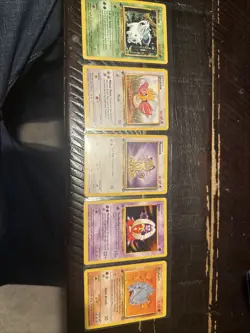 Pokemon First Edition Single Cards Bulk Pack Mixed With A Few Japanese Pokemon - Image 5