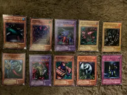Yugioh 2001 Metal Raiders ME- 10 Card Lot - Japanese Silver Rare MT/NM/LP/MP - Image 1
