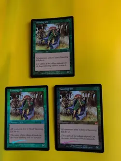 Taunting Elf x3. Onslaught. MTG Card. Old vintage FOIL. Shooting star. 3 card - Image 1