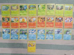 McDonald's POKEMON 25th Anniversary Complete set 2021 non - holo cards 25/25 - Image 1